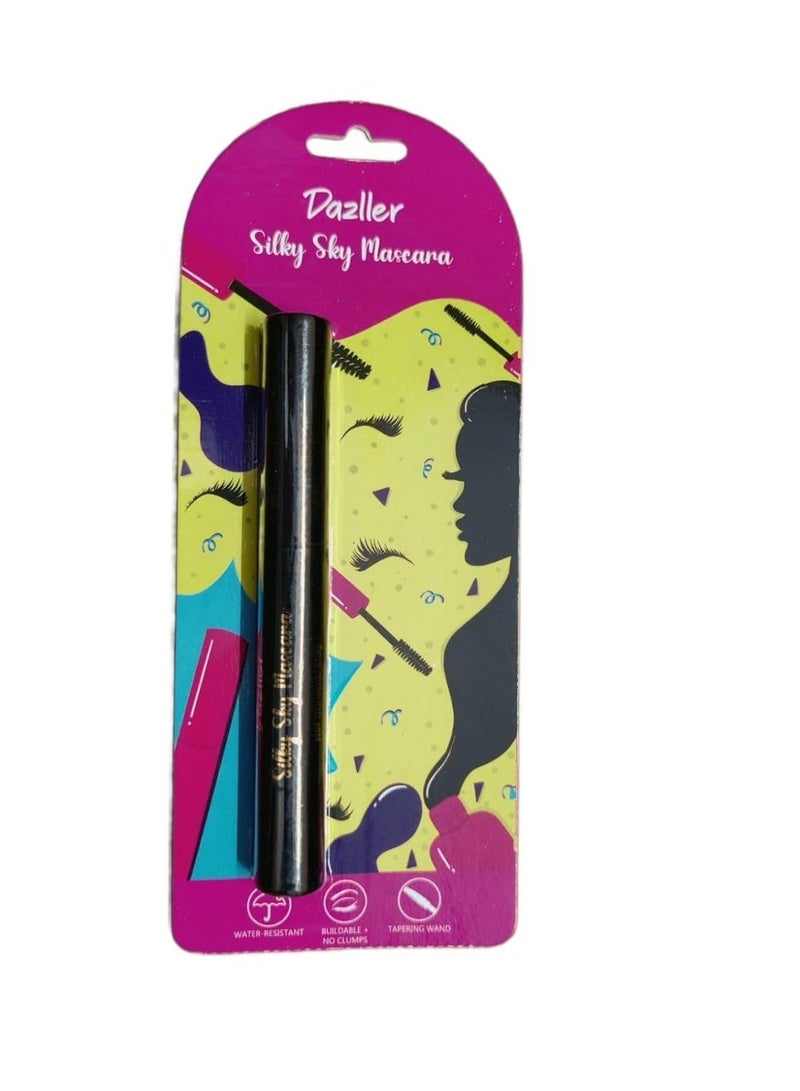 دازلير ماسكارا دازلر سيلكي سكاي - ماسكارا لتكثيف وتطويل الرموش، مقاومة للتلطخ، تدوم طويلاً، 6.5 غرام (عبوة واحدة) - Image 1